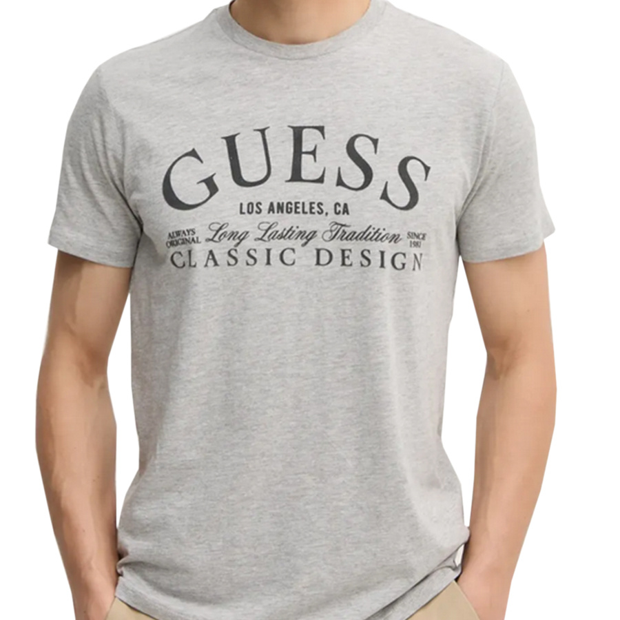 T-Shirt Męski GUESS M5RI43 K9RM1 Szary