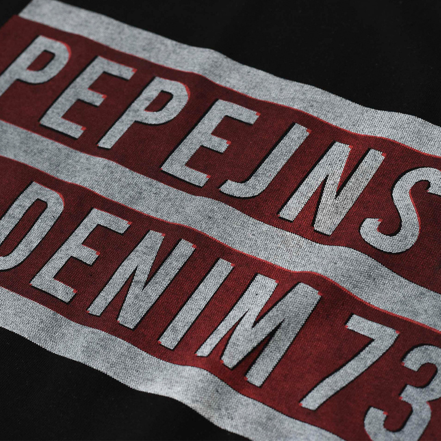 T-shirt Męski PEPE JEANS Oldwive PM508942 Czarny