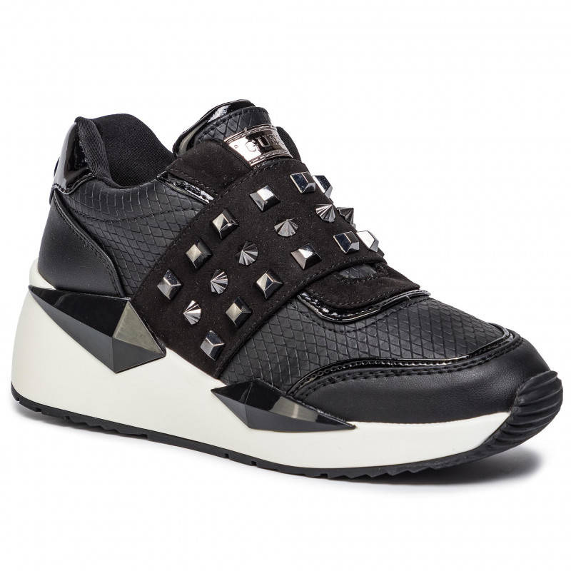 Sneakersy Damskie GUESS Tinsel FL8TIL ELE12 BLACK