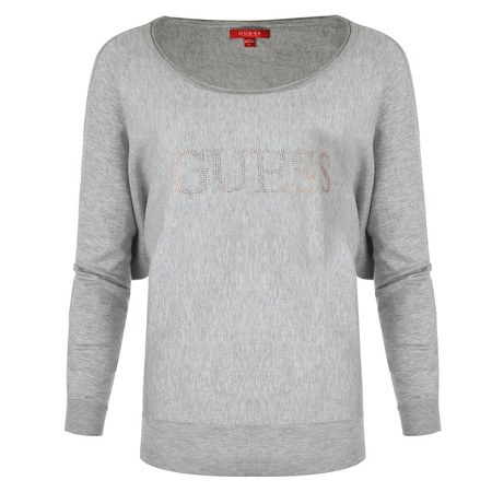 Sweter Damski GUESS Logo Q1BR19 Z2KH0 Szary