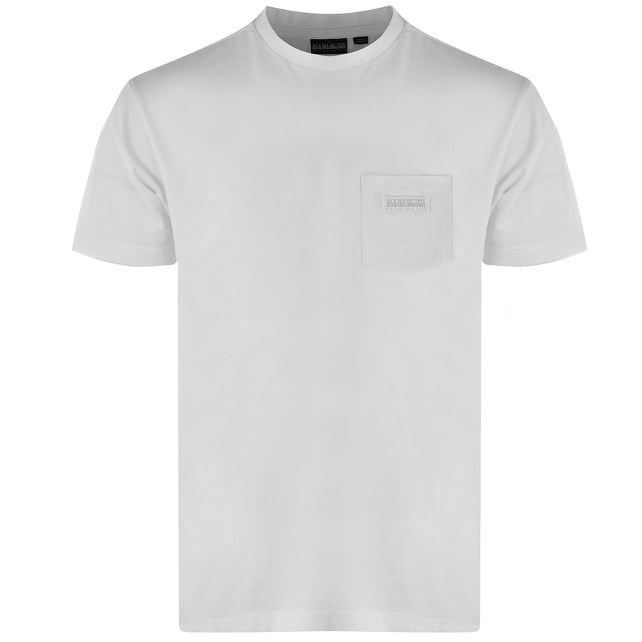 T-Shirt NAPAPIJRI S-Box NP0A4GDR Bialy