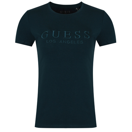 T-Shirt Damski GUESS Logo M1RI28 J1311 Zielony