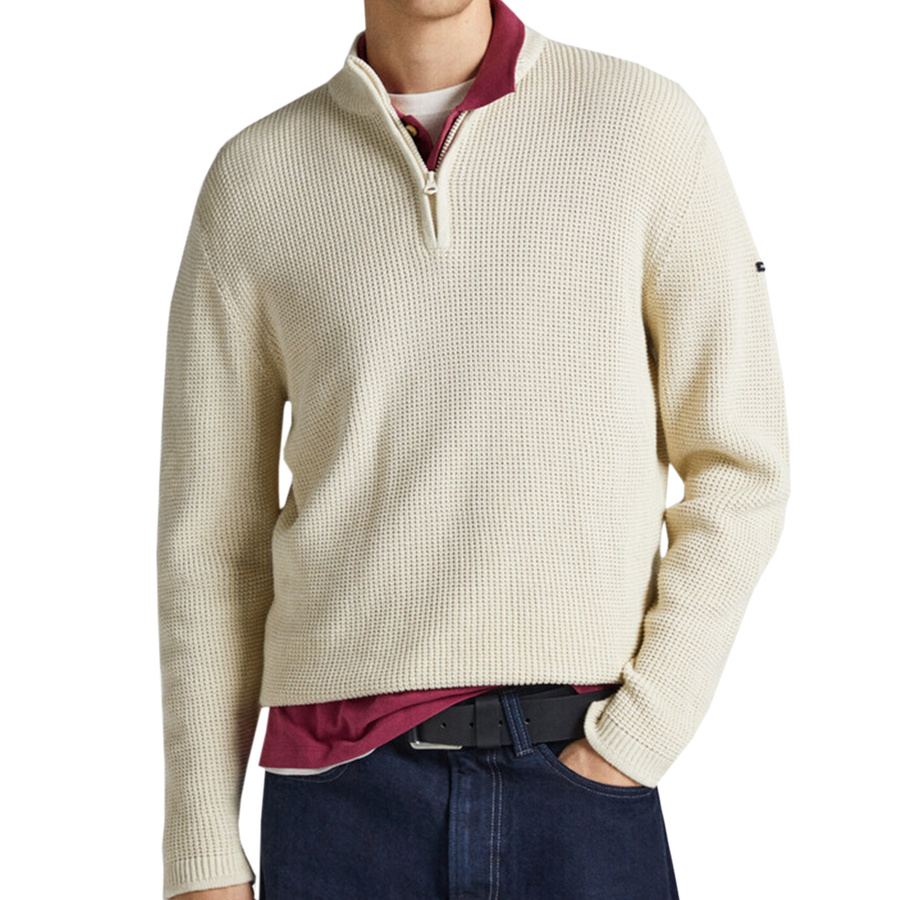 Sweter Męski PEPE JEANS King PM702348 Ecru