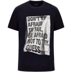 T-Shirt Męski GUESS Logo M3YI06 I3Z14 Granatowy