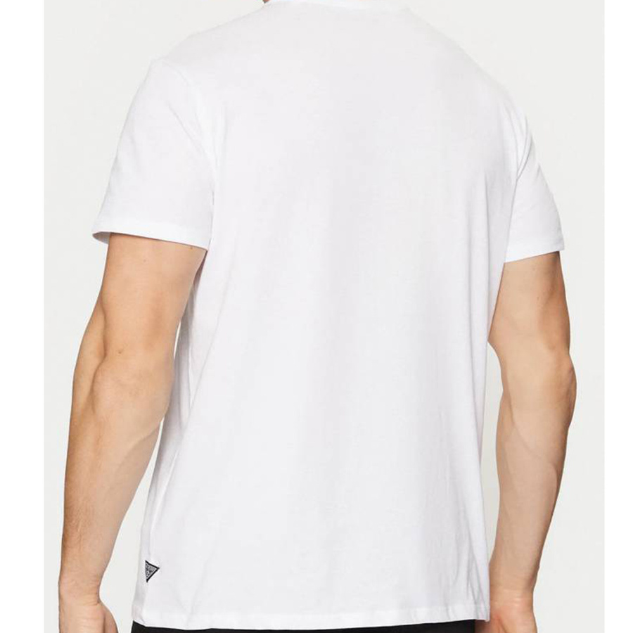 T-Shirt Męski GUESS M5RI43 K9RM1 Biały