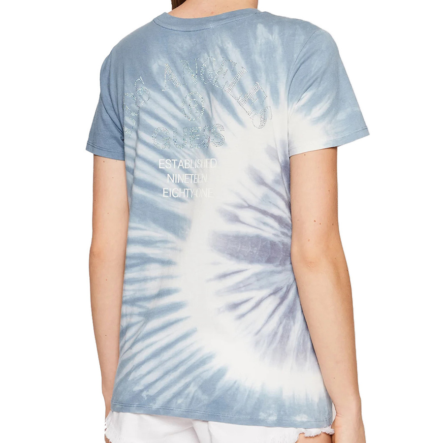 T-shirt Damski GUESS W2GI32 K9RM1 Niebieski
