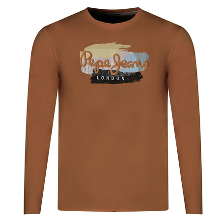 Longsleeve PEPE JEANS Edward Tee PM508977 Brązowy