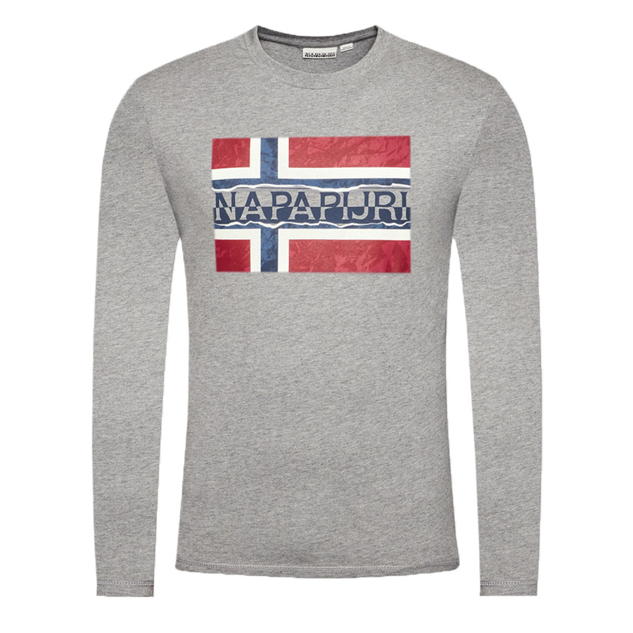 Longsleeve Męski NAPAPIJRI Sench NP0A4FRQ Szary