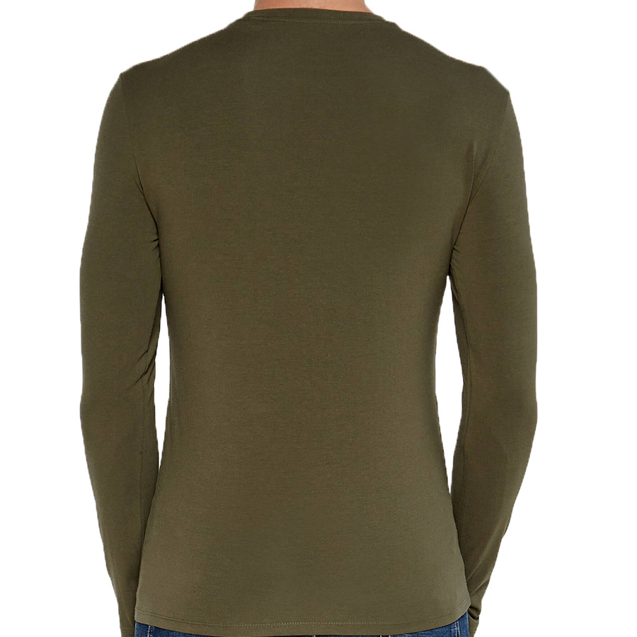 Longsleeve Męski GUESS Logo M2YI28 J1314 Khaki