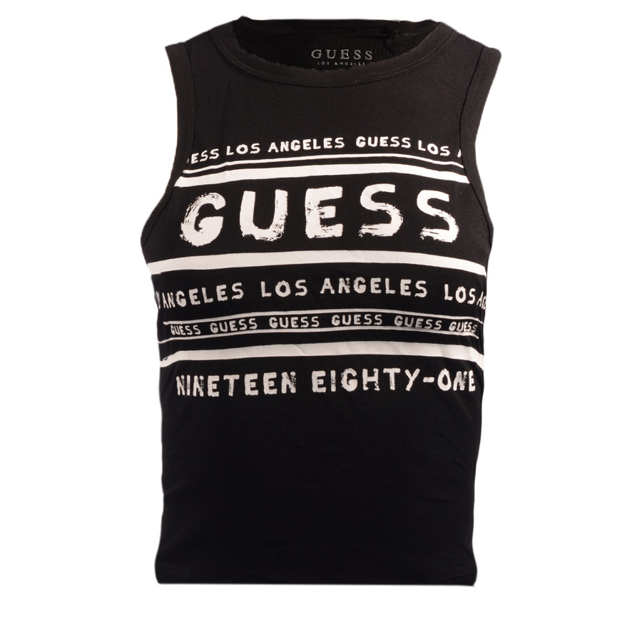 Top Damski GUESS Tank M1RI28 J1311 Czarny