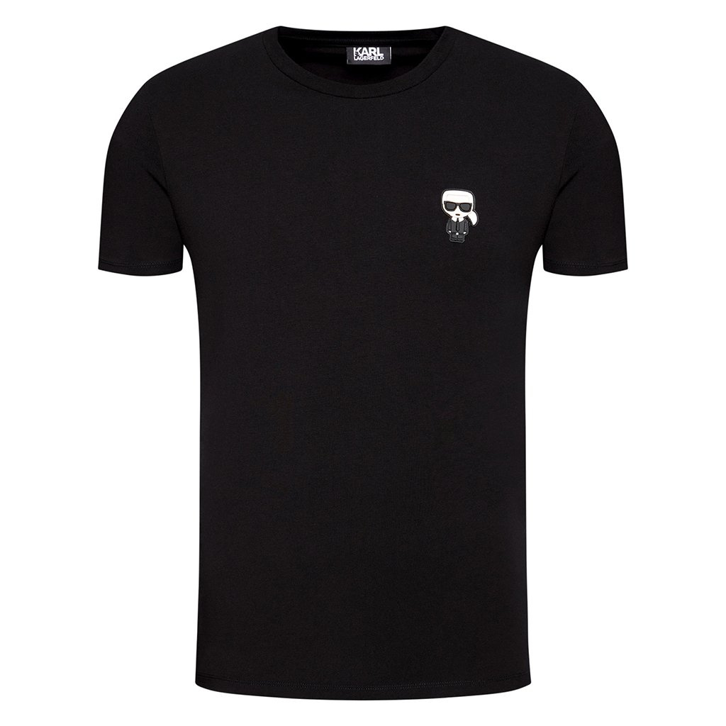 T-Shirt Męski KARL LAGERFELD 755025 Czarny