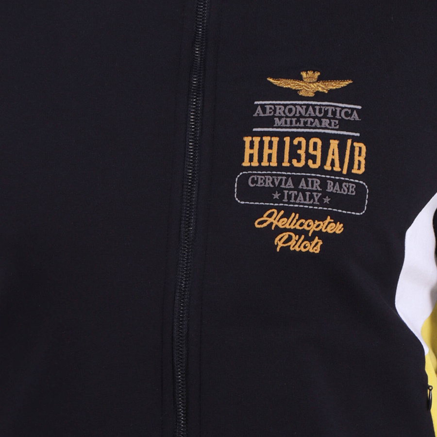 Bluza AERONAUTICA MILITARE FE1759F497 Granatowa