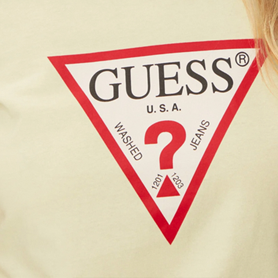T-shirt Damski GUESS ORIGINAL W1YI1B I3Z11 Żółty