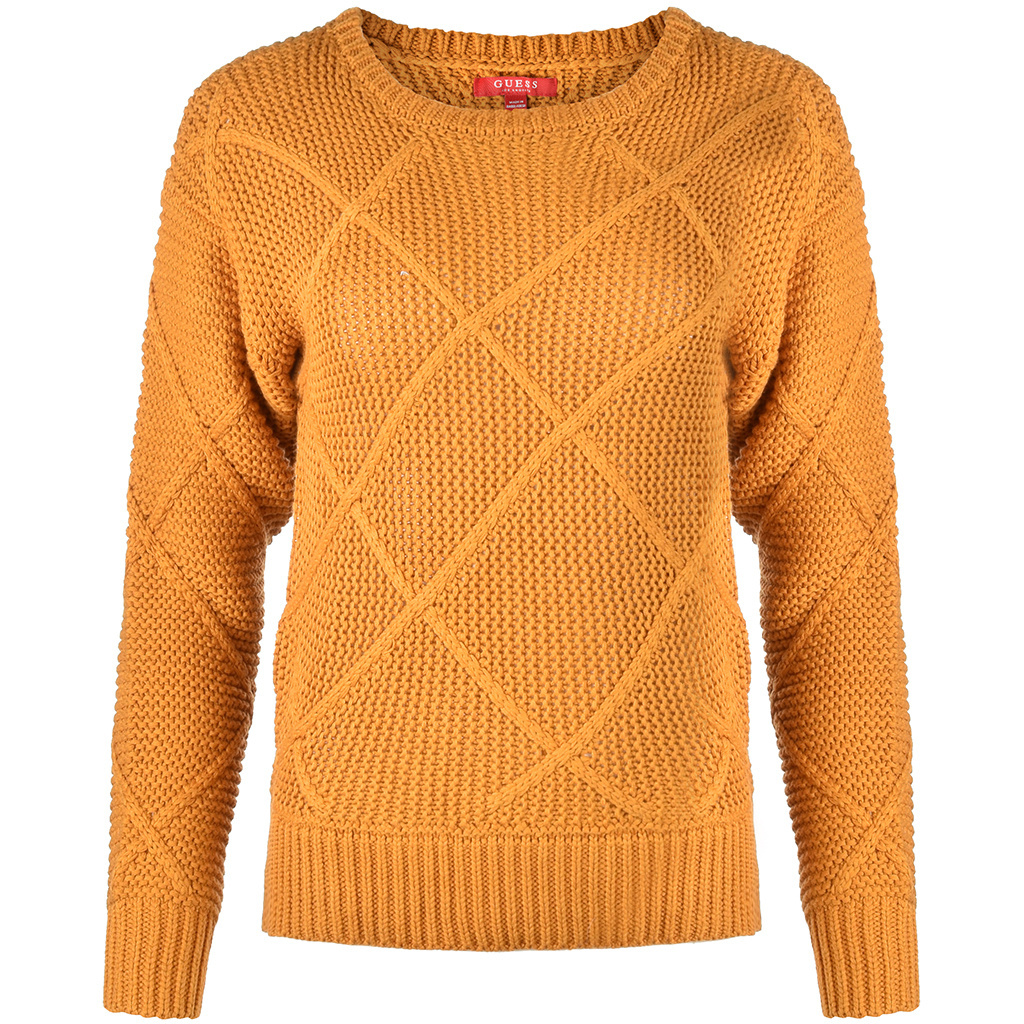 Sweter Damski GUESS Haley Q1BR10 Z1S00 Żółty
