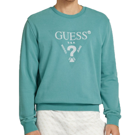 Bluza Męska GUESS Treated M4YQ07KBY51 Miętowa