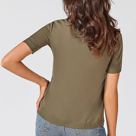 T-SHIRT GUESS DAMSKI ZIELONY W83H53WAF20 DUO S