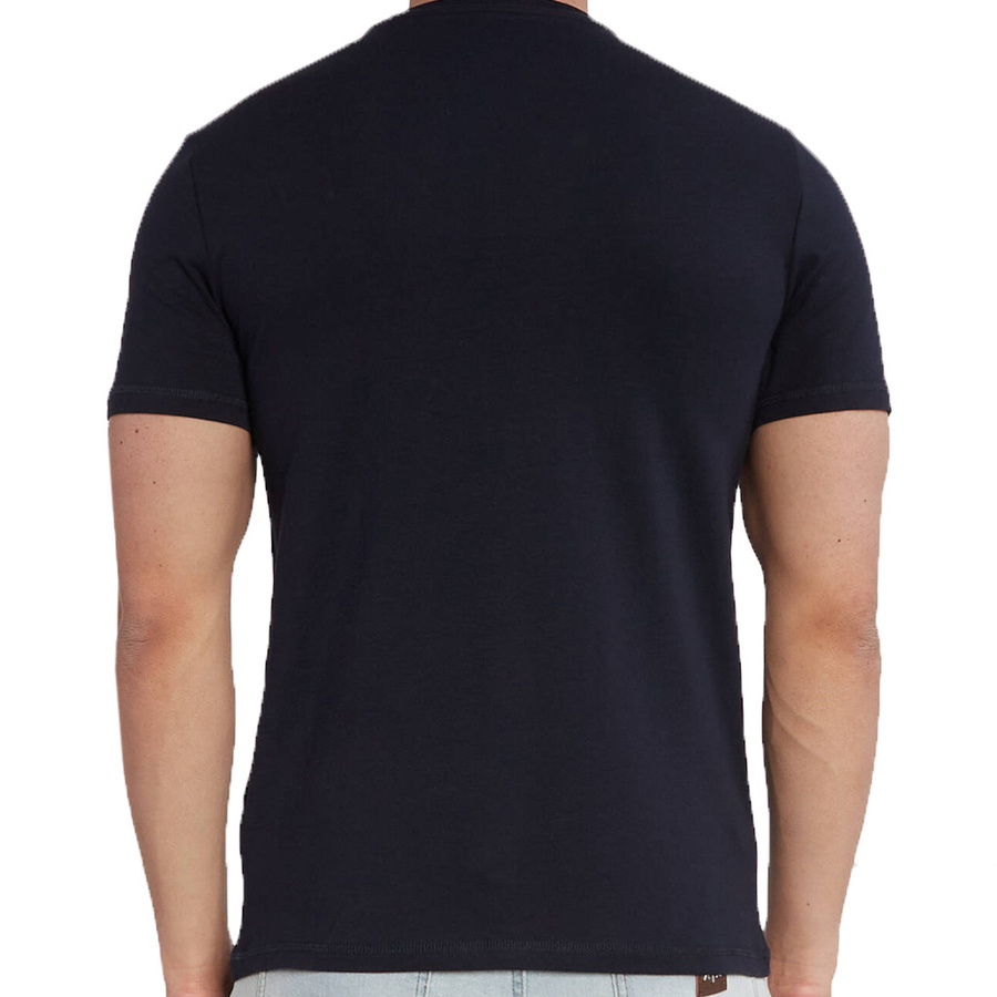 T-Shirt Męski GUESS Abstract M3YI23 J1314 Granat