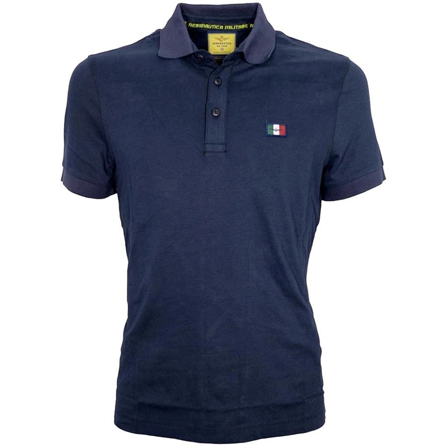 Koszulka Polo Aeronautica Militare 231PO1685J602 Granatowa