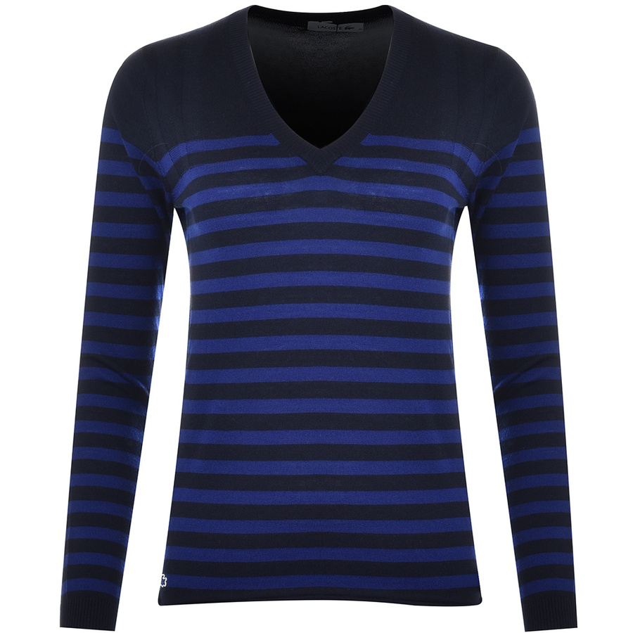 Sweter damski LACOSTE AF1921 00 U48 Granatowy