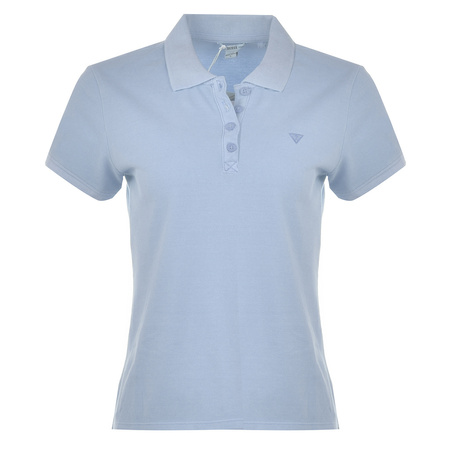 Polo GUESS Logo Pique W1YP38 RAQS0 Slim Fit