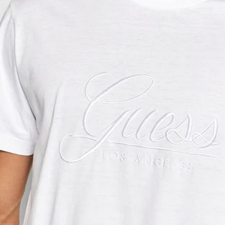 T-shirt Męski GUESS M1BI26 K8FQ1 Biały