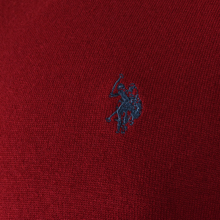 Sweter U.S. POLO ASSN. 64858 51958 Bordowy