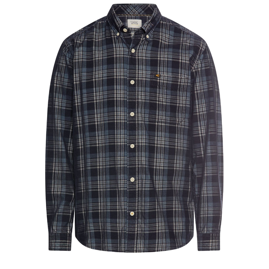 Koszula Męska CAMEL ACTIVE 409143-6S43 w kratę Niebieska