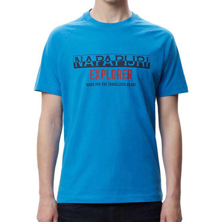 Napapijri T-Shirt meski NP000IX3 Niebieski -40%