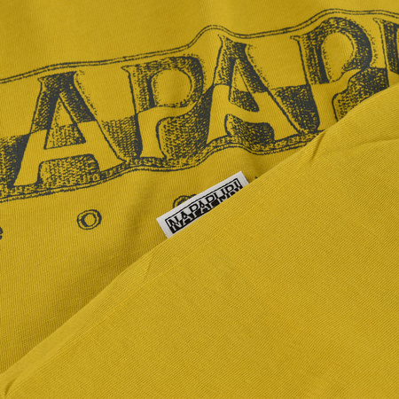 T-shirt Męski NAPAPIJRI NP0A4F9O Limonkowy
