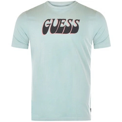 T-shirt Męski GUESS M0BI59 J1300 Miętowy