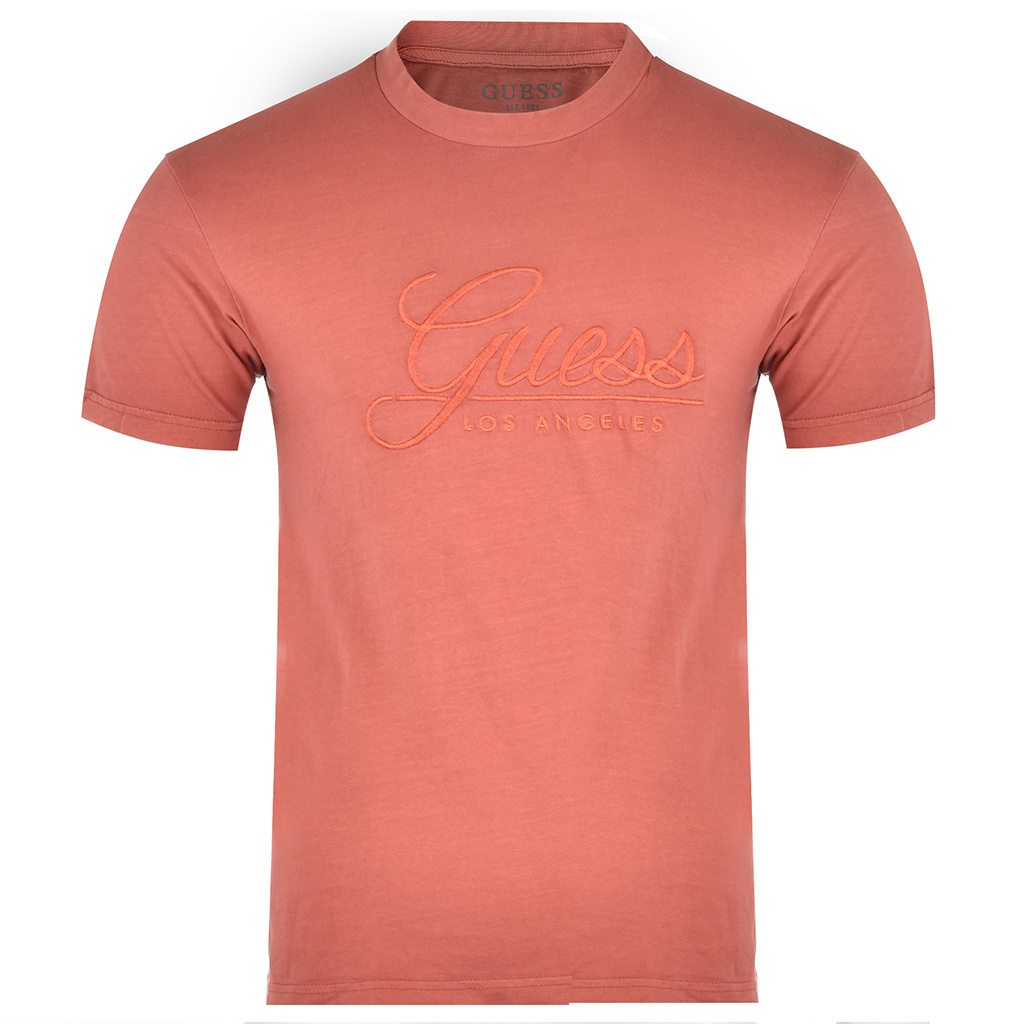 T-shirt Męski GUESS M1BI26 K8FQ1 Orange 