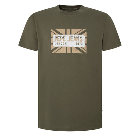 T-shirt Męski PEPE JEANS Credick PM509232 Zielony