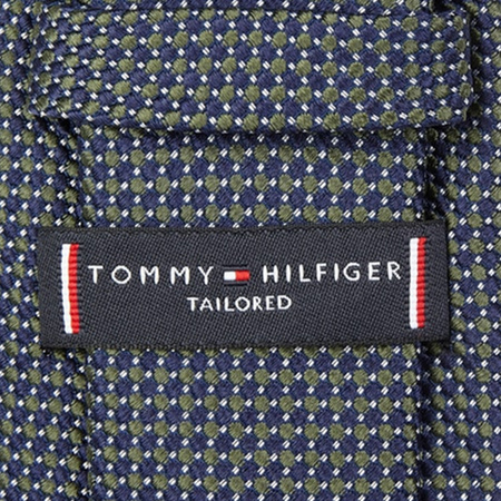 Krawat TOMMY HILFIGER TT0TT07646 OIA Granatowy