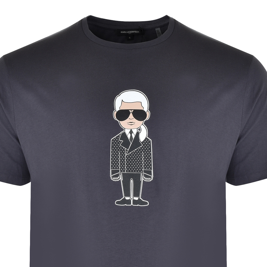 T-shirt Meski KARL LAGERFELD 755051 511224