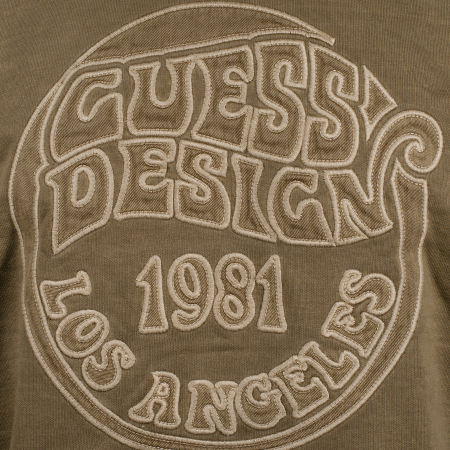 Bluza Męska GUESS Logo M3BQ31 KBY51 Zielona