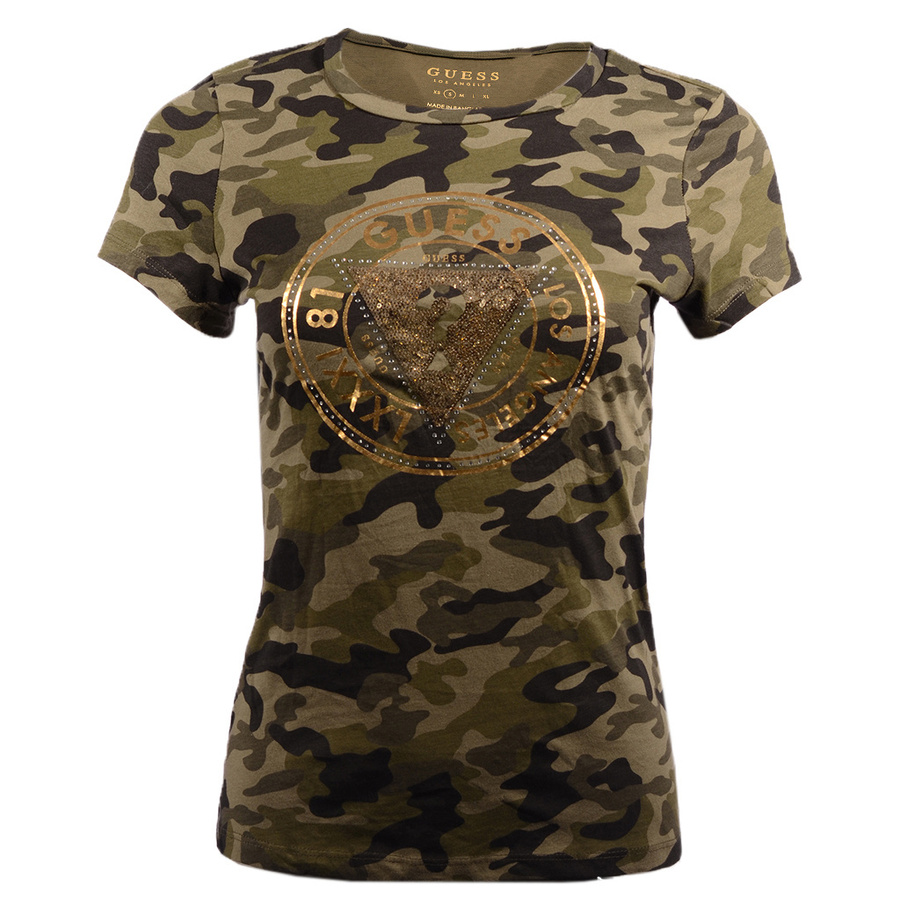 T-Shirt Damski GUESS M1RI28 J1311 Moro Slim Fit