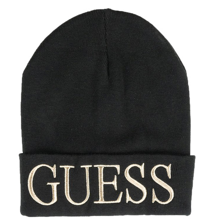 Czapka Damska Zimowa GUESS AW8728 WOL01 Czarna