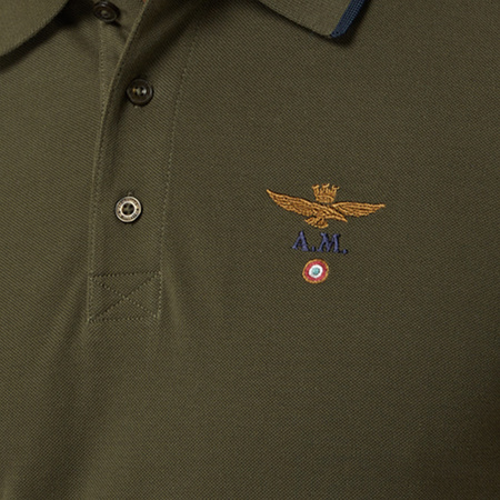 Koszulka Polo Aeronautica Militare NOSPO1308P82 Khaki