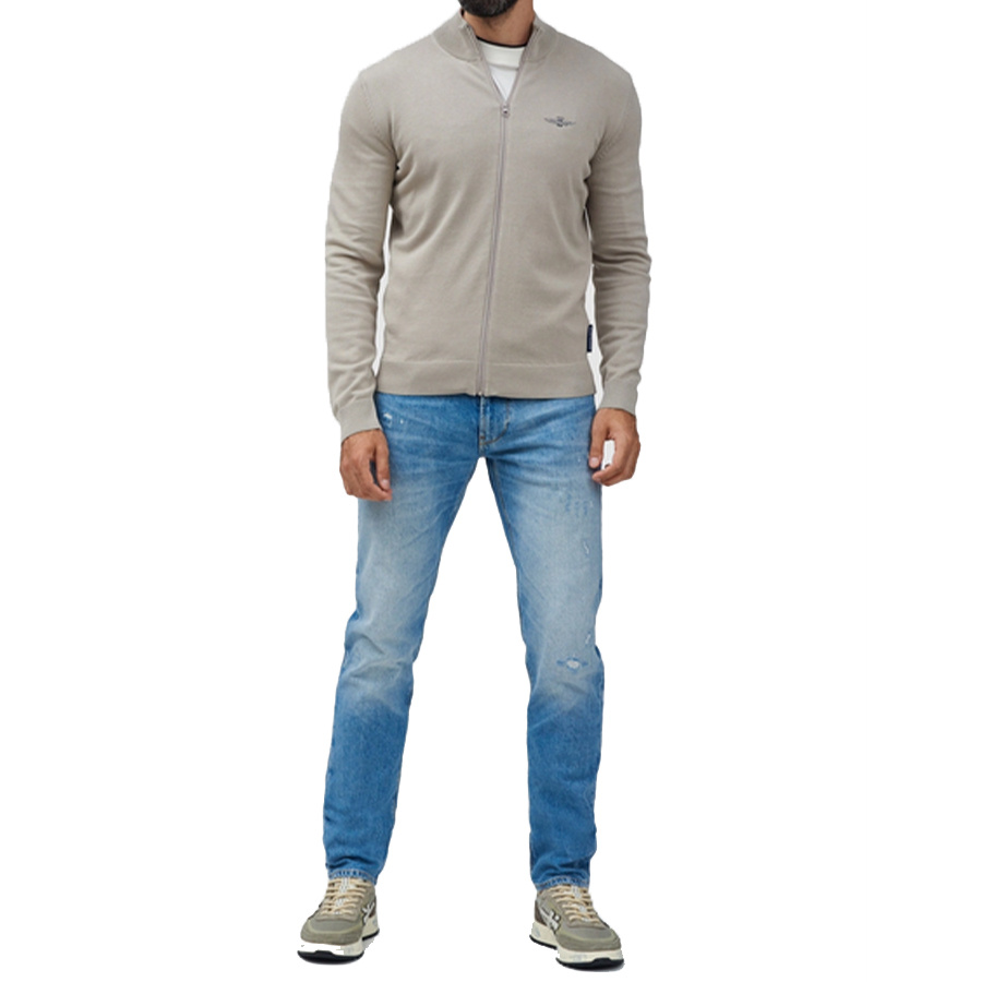 Sweter Męski AERONAUTICA MILITARE 242MA1510L506 beżowy