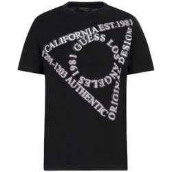 T-Shirt Męski GUESS Logo M3BI13 I3Z14 Czarny