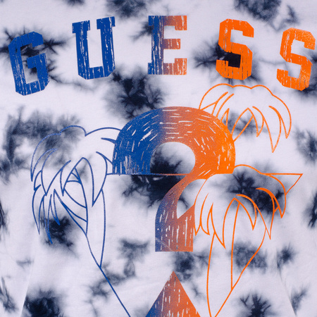 T-Shirt Męski GUESS X1YI01 KAK90 Niebieski