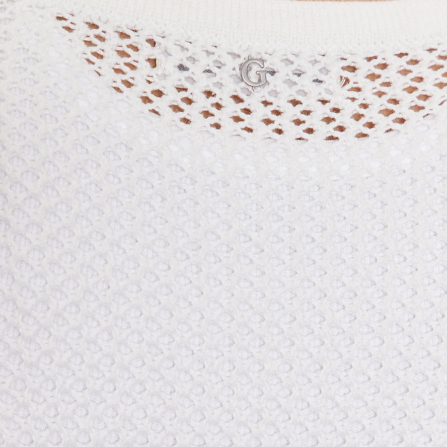 Kardigan GUESS Crochet W3GR25 Z36Q1 Ecru