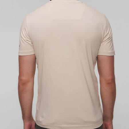 T-shirt Męski Aeronautica Militare 242TS2325J641 Beżowy