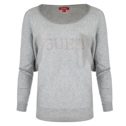 Sweter Damski GUESS Logo Q1BR19 Z2KH0 Szary