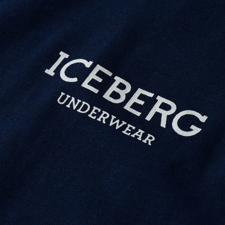T-shirt Męski ICEBERG ICE1UTS02 Granatowy