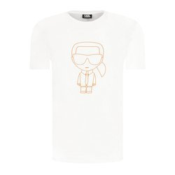 T-shirt Meski KARL LAGERFELD 755051 511224 Bialy