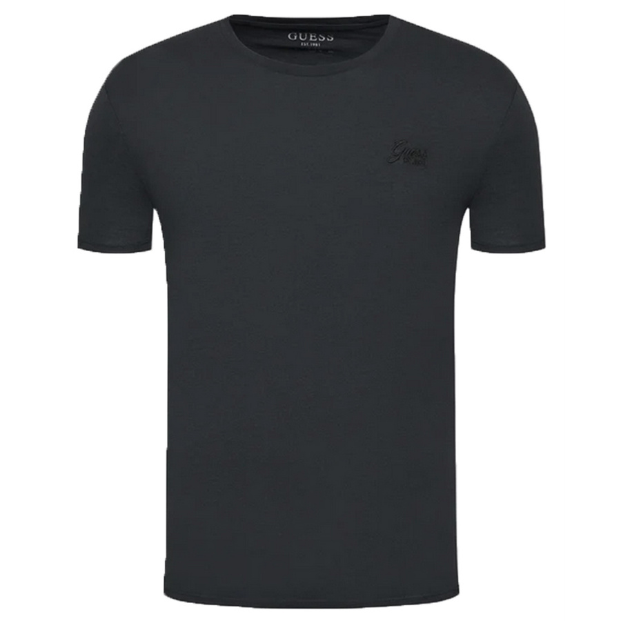 T-shirt Męski GUESS M1BI04 K6XN1 Czarny Slim