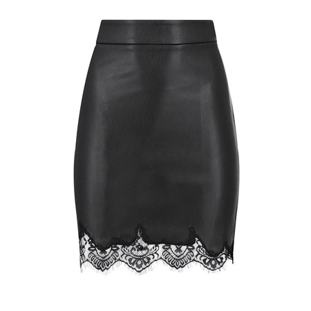 SPÓDNICA MANUELA DAMSKA SKÓRZANA GUESS W93D78