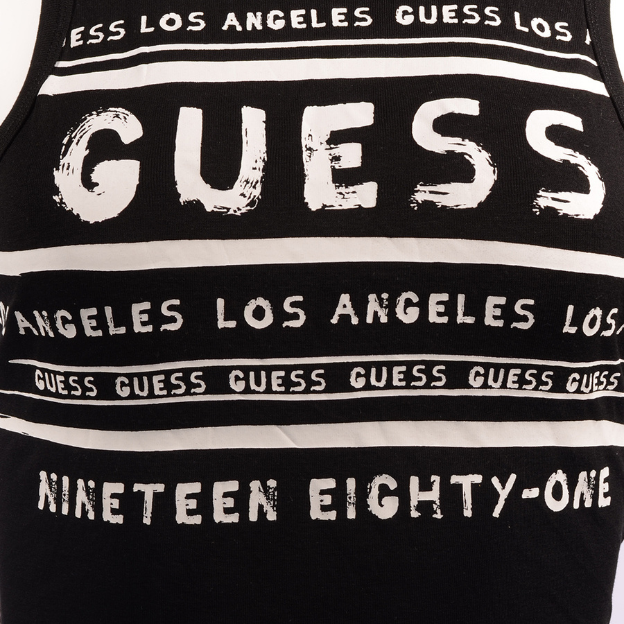 Top Damski GUESS Tank M1RI28 J1311 Czarny