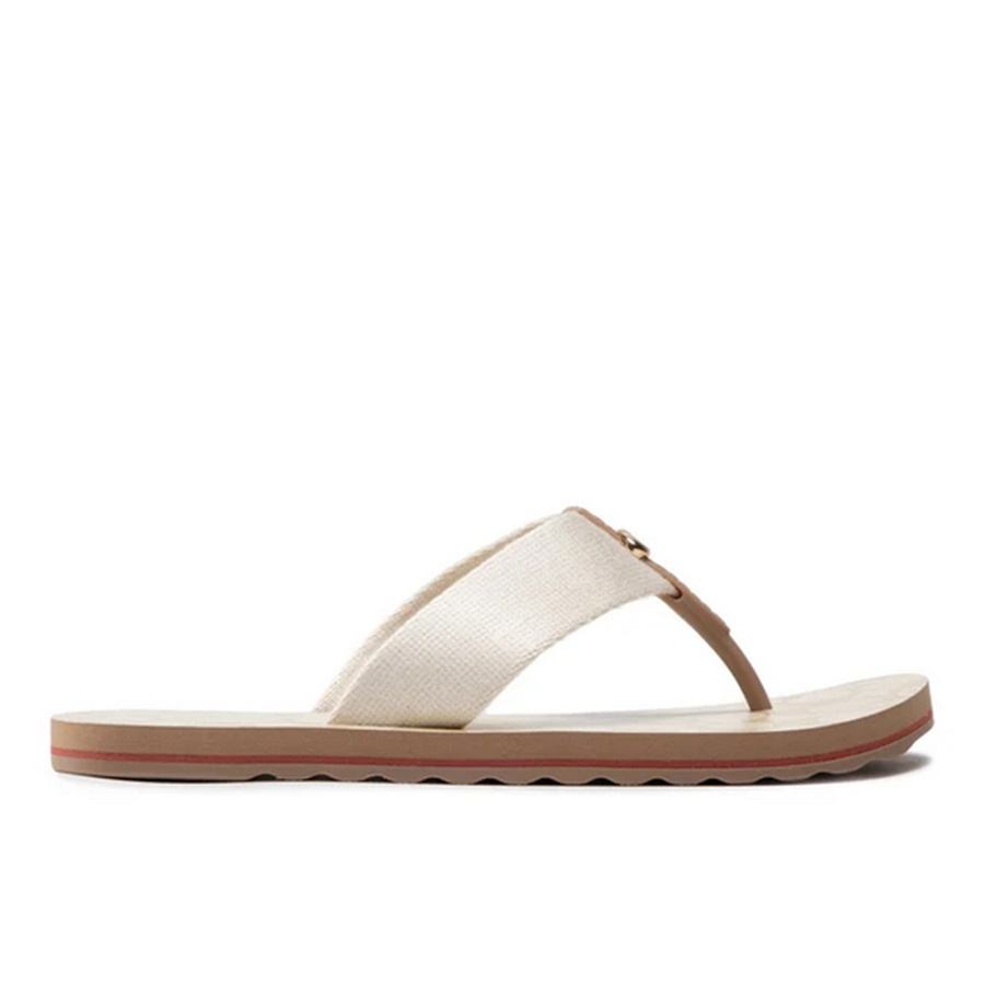 Japonki COACH Zoe Webbed C2978 Beżowy